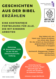 Fortbildung - Geschichten aus der Bibel erzählen