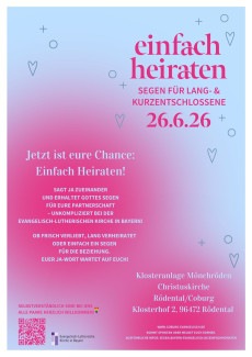 Plakat Einfach heiraten