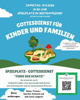 Plakat Spielplatzgottesdienst