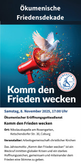 Einladung Eröffnungsgottesdienst