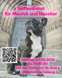 Plakat Haustiergottesdienst