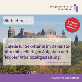 Sharepic Stellenausschreibung Sekretariat
