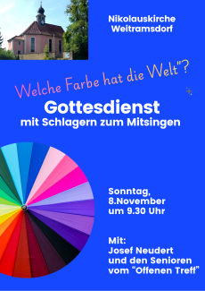 Plakat Schlagergottesdienst