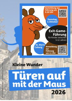 Plakat Maus in Coburg