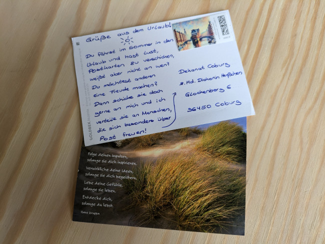 Grüße aus dem Urlaub
