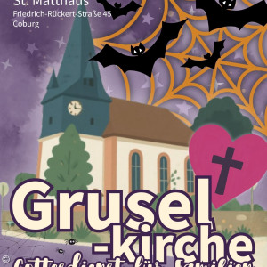 Plakat Gruselkirche